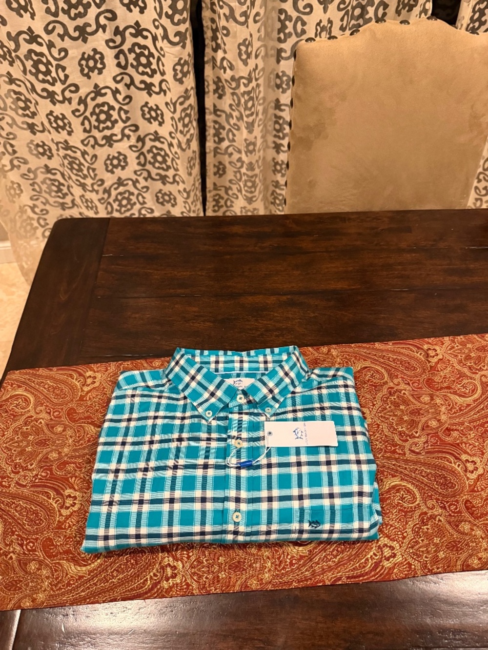 Southern Tide Men's XXL Spruce Shade Beachrock Plaid Sportshirt MSRP $118